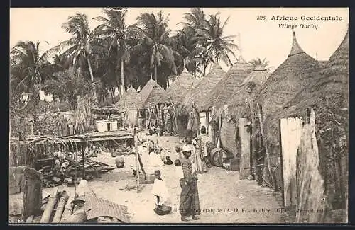 AK Senegal, Village Ouolof, Afrikaner in ihrem Dorf