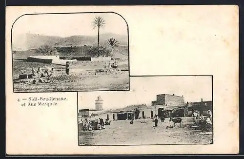 AK Sidi-Roudjenane, Et Rue Mosquée