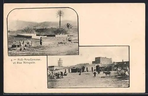 AK Sidi-Roudjenane, Et Rue Mosqée