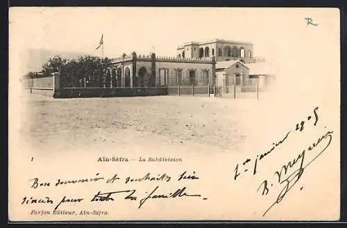AK Ain-Séfra, La Subdivision