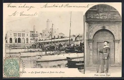 AK Alger, Le Grand Phare et Porte des Lions