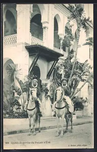 AK Alger, Spahis de service du Palais d` Été