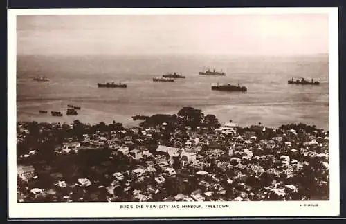 AK Freetown, Bird`s eye view City and Harbour