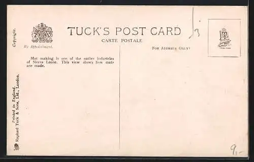 AK Sierra Leone, Mat Making