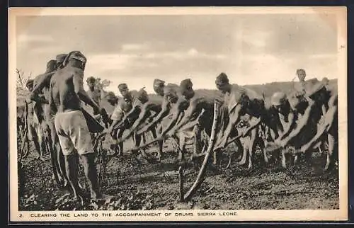 AK Sierra Leone, Clearing the Land to the Accompaniment of Drums