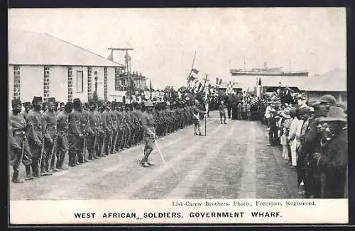 AK Freetown, West African Soldiers, Goverment Wharf