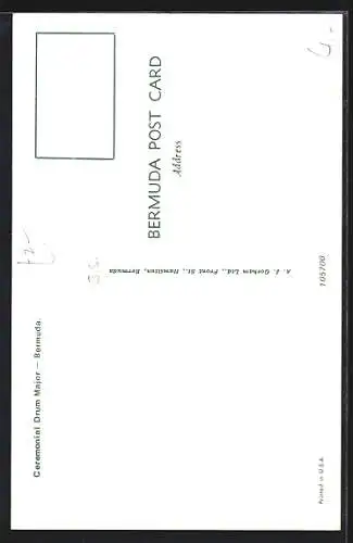 AK Bermuda, Ceremonial Drum Major