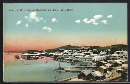 AK St. Georges, Town of St. Georges and Hotel St. Georges