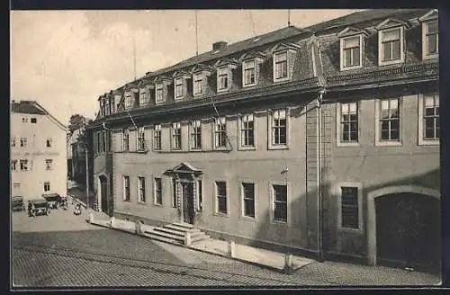 AK Weimar / Thüringen, Vorderansicht Goethehaus
