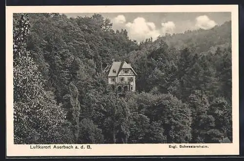 AK Auerbach / Bergstrasse, Evangelisches Schwesternheim