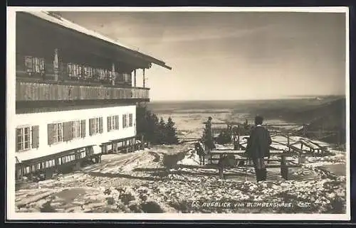 AK Blomberghaus, Ausblick von der Berghütte