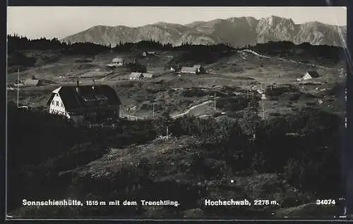 AK Sonnschienhütte, Berghütte mit dem Trenchtling, Hochschwab