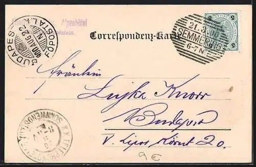 AK Schottwien, Sonnwendstein, Friedrich Schüler-Alpenhaus