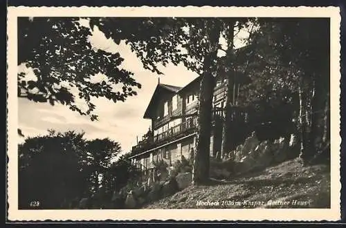 AK Kaspar Geitner Haus, Berghütte am Hocheck