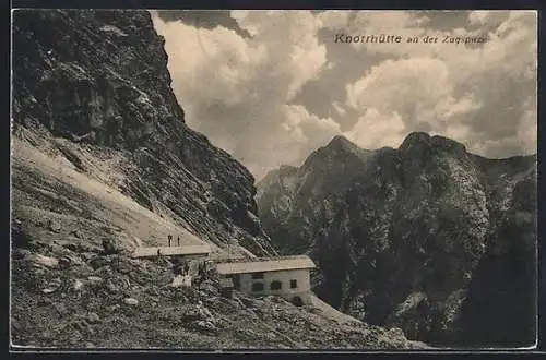 AK Knorrhütte und Gebirgspanorama
