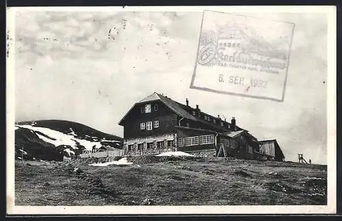 AK Karl Ludwighaus auf der Rax, Panorama-Ansicht