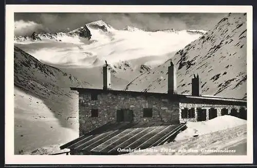 AK Osnabrücker Hütte, Berghütte mit Grosselendkees