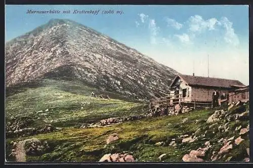 AK Murnauerhütte mit Krottenkopf