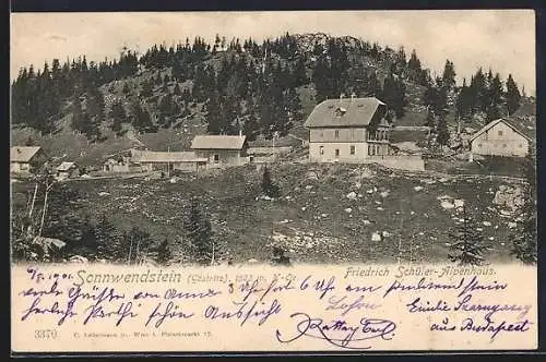 AK Schottwien, Friedrich Schüler Alpenhaus am Sonnwendstein