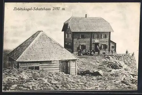 AK Zirbitzkogel-Schutzhaus, Berghütte mit Nebengebäude
