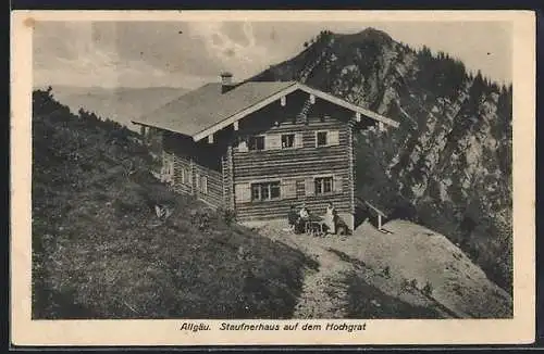 AK Staufnerhaus, Berghütte auf dem Hochgrat im Allgäu
