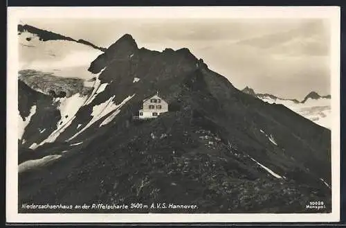 AK Niedersachsenhaus, Berghütte an der Riffelscharte