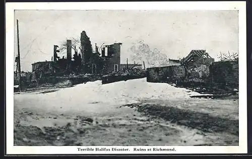 AK Richmond, Terrible Halifax Disaster, Ruinen