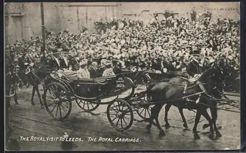 AK Leeds, The Royal von England visit to Leeds, The Royal Carriage