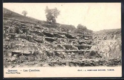 AK Quenast, Les Carrières, Steinbruch