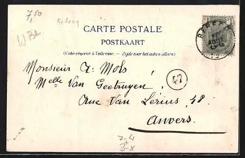 AK Quenast, Les Carrières, Steinbruch