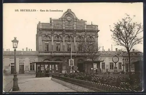 AK Bruxelles, Gare du Luxembourg, Bahnhof
