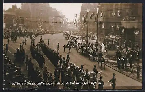 AK Sheffield, Visit of Prince and Princess of Wales 1909