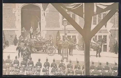 AK Sheffield, Arrival of the King von England at Sheffield University