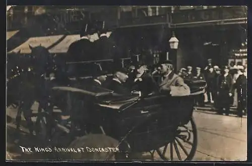 AK Doncaster, The King`s von England arrival
