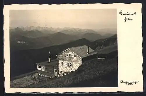 AK Brauneck, Hütte im Gebirge