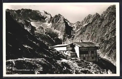 AK Knappenhütte, Berghütte im Höllental