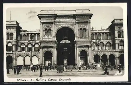 AK Milano, Galleria Vittorio Emanuele