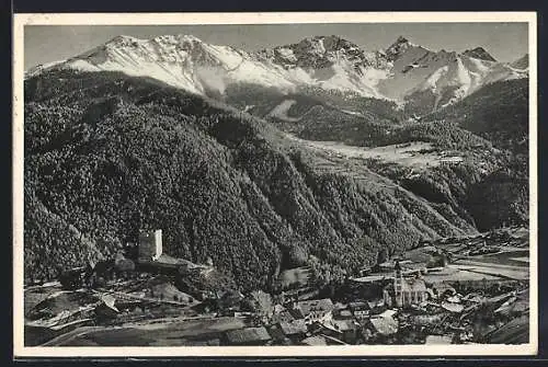 AK Ladis /Oberinntal, Ortsansicht gegen Kaunsertal