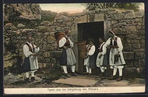 AK Abbazia, Typen aus der Umgebung