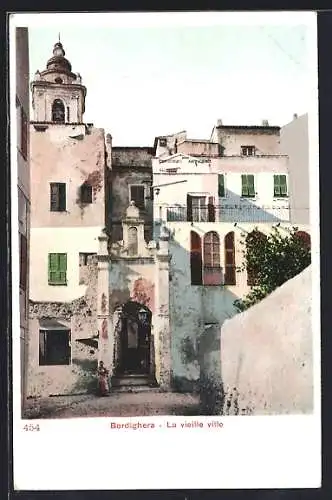 AK Bordighera, la vieille ville