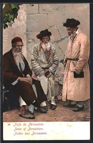 AK Juden aus Jerusalem
