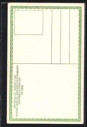 AK Rotes Kreuz Nr. 186 Tiroler Landesverteidiger 1915