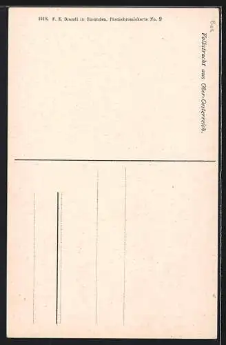 AK Junge Frau in Trachten aus der Steiermark