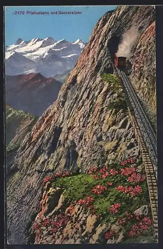 AK Pilatusbahn und Berneralpen