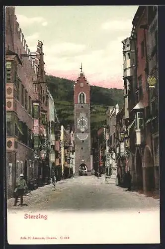 AK Sterzing, Uhrenturm in der Neustadt