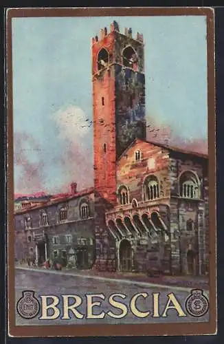 Künstler-AK Brescia, Torre del Pegol