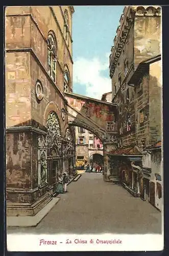 Lithographie Firenze, La Chiesa di Orsanmichele