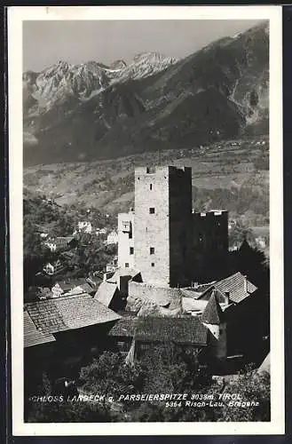 AK Landeck, Schloss g. Parseierspitze