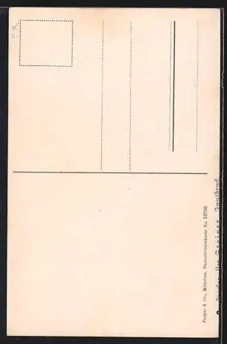 AK Landeck, Schloss Landeck mit Parseiergruppe