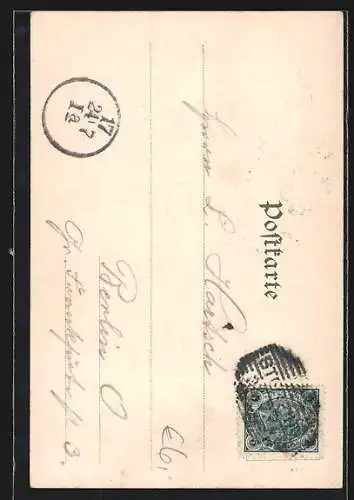 Künstler-AK Sterzing, Glockenturm